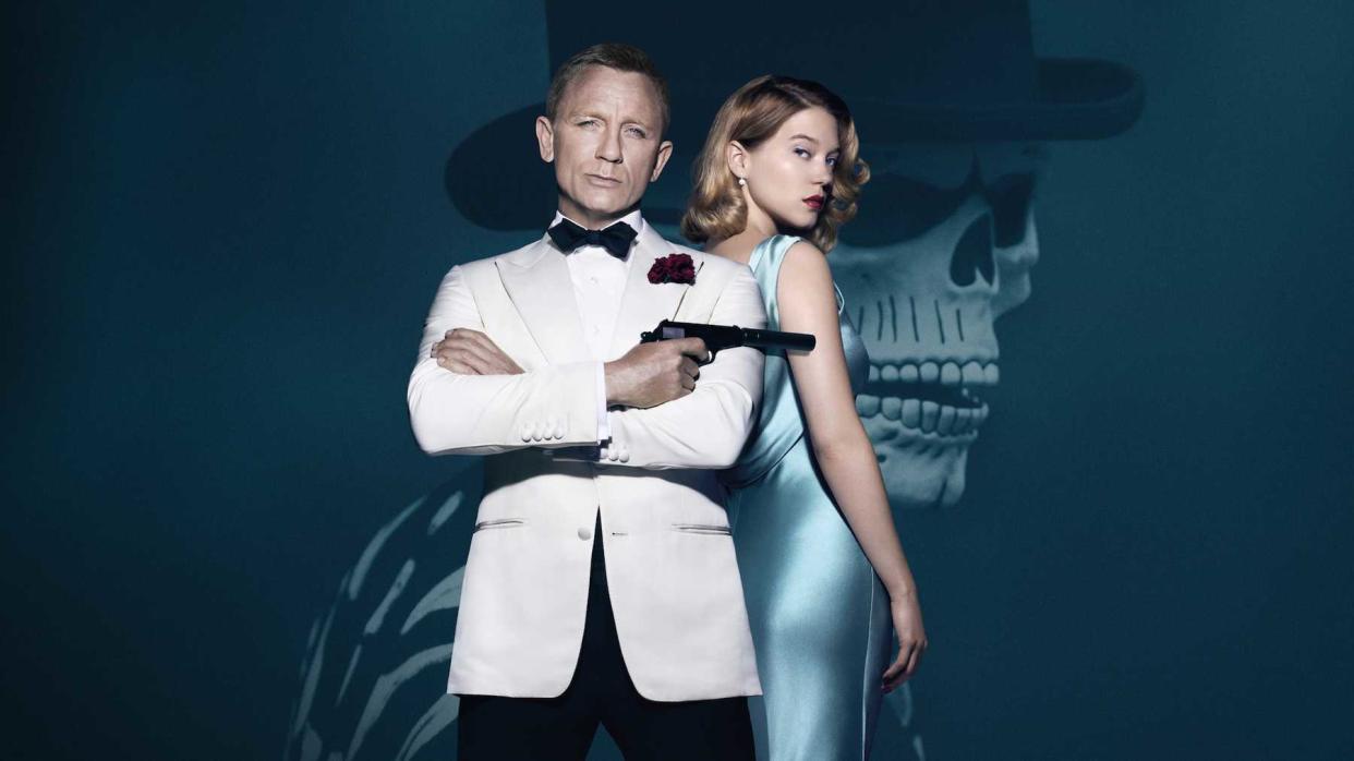  A promotional image for James Bond movie Spectre, one of April's new Prime Video movies. 