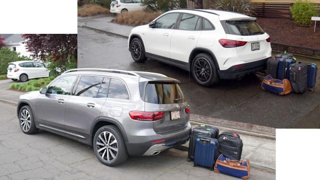 Mercedes-Benz GLB vs GLA Luggage Test