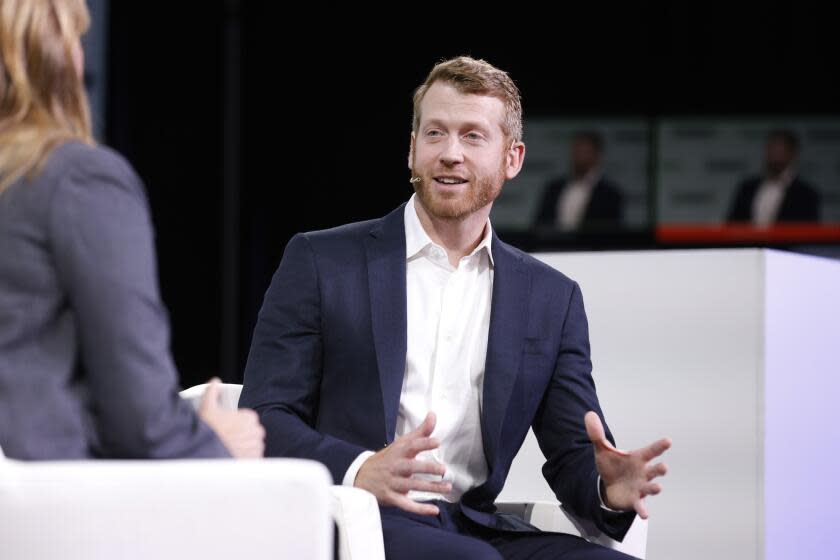 SAN FRANCISCO, CALIFORNIA - SEPTEMBER 20: Cruise Founder & CEO Kyle Vogt speaks onstage during TechCrunch Disrupt 2023 at Moscone Center on September 20, 2023 in San Francisco, California. (Photo by Kimberly White/Getty Images for TechCrunch)