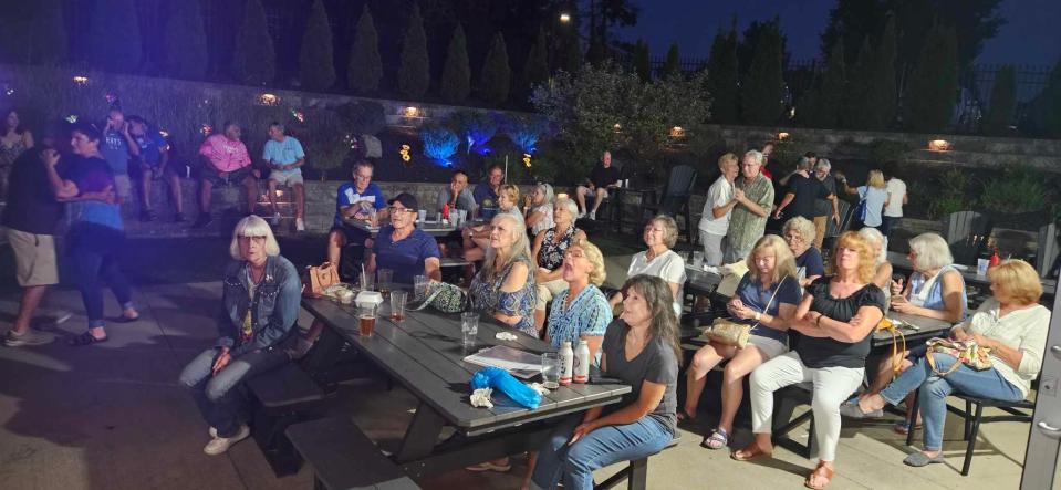 Part of the turnout at the Patrick's Pub open mic night July 25.