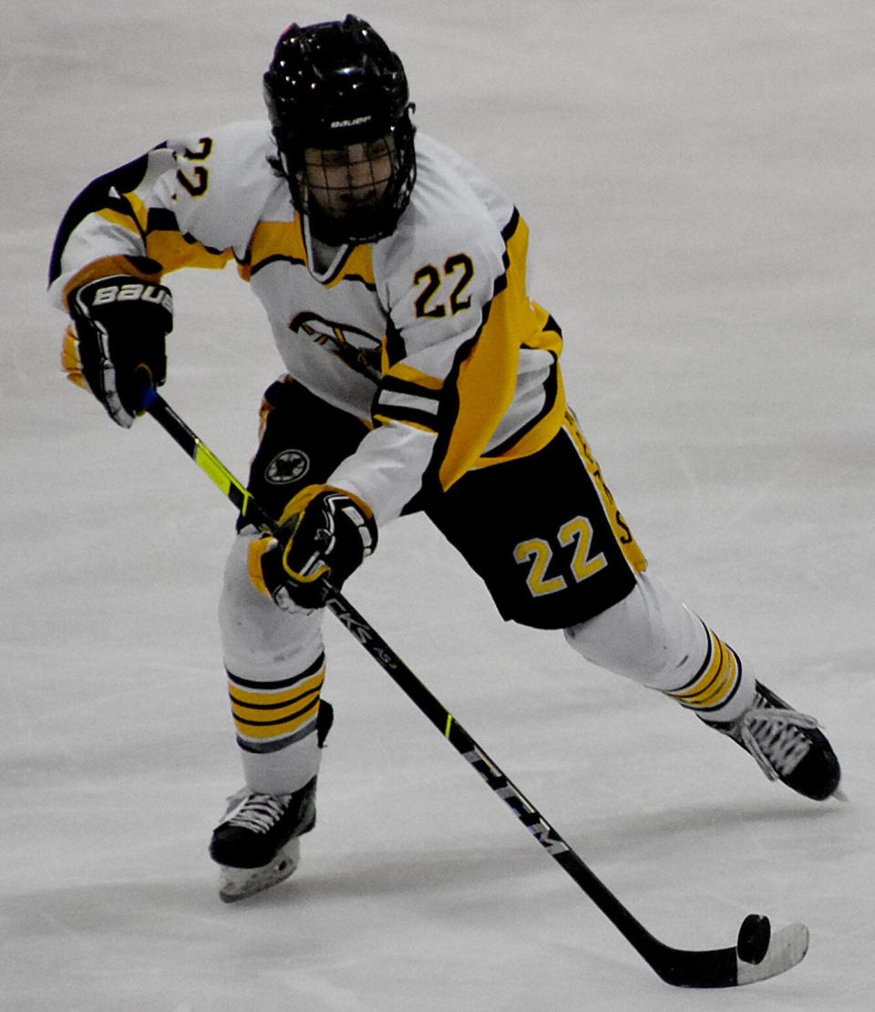 Junior forward Brayson Bohling and the Watertown Lakers' varsity boys hockey team are set to open the season on Saturday by hosting Mitchell in a South Dakota Amateur Hockey Association game at 8:30 p.m. in the Maas Ice Arena.