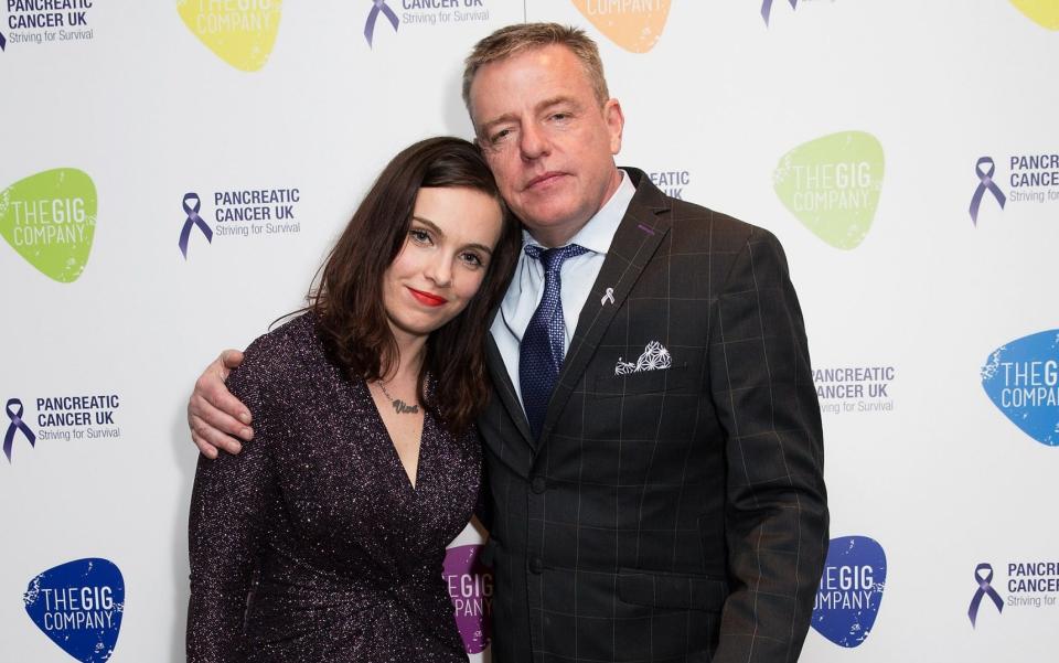 Suggs with his daughter Viva