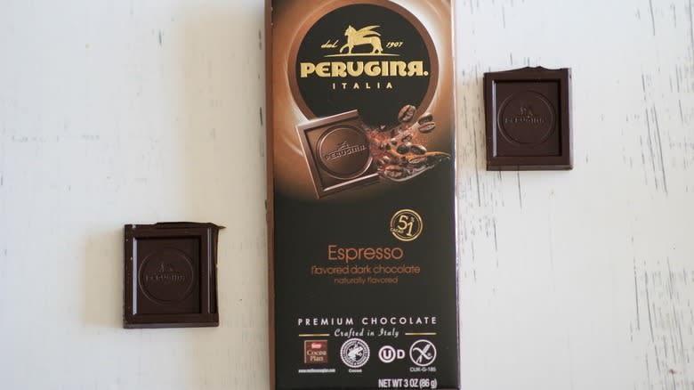 Perugina dark chocolate bar