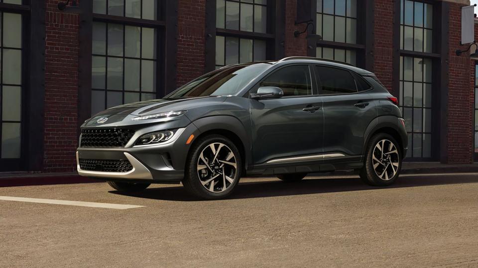 Drivers who prefer a taller vehicle for easier entry and exit should consider subcompact and compact SUVs such as the Hyundai Kona, which sits higher and has the additional benefit of better visibility.