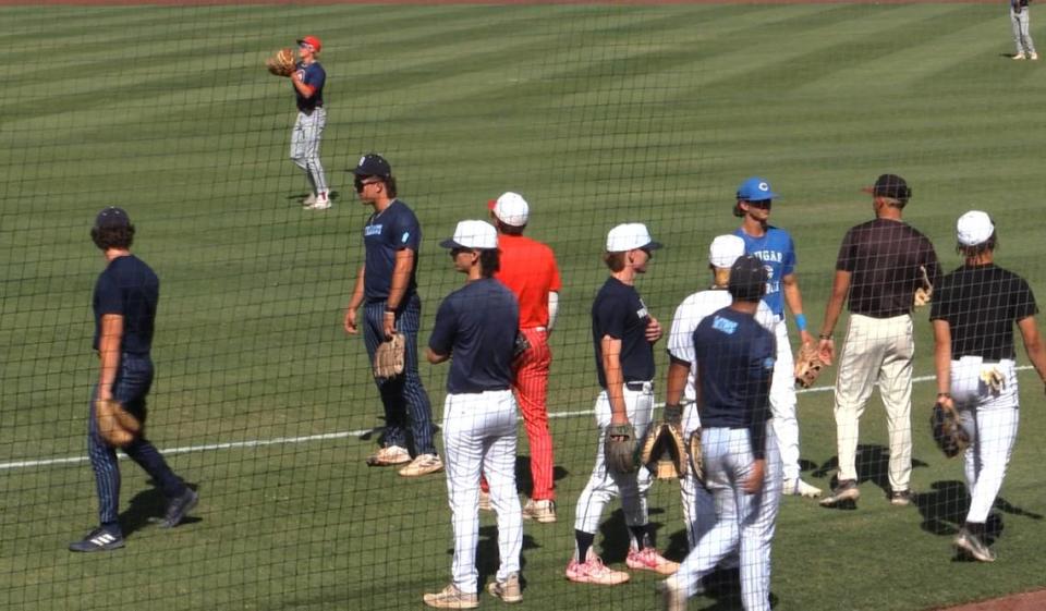 Pregame of the 57th City/County All-Star baseball game in Fresno, California on Sunday, June 2, 2024.