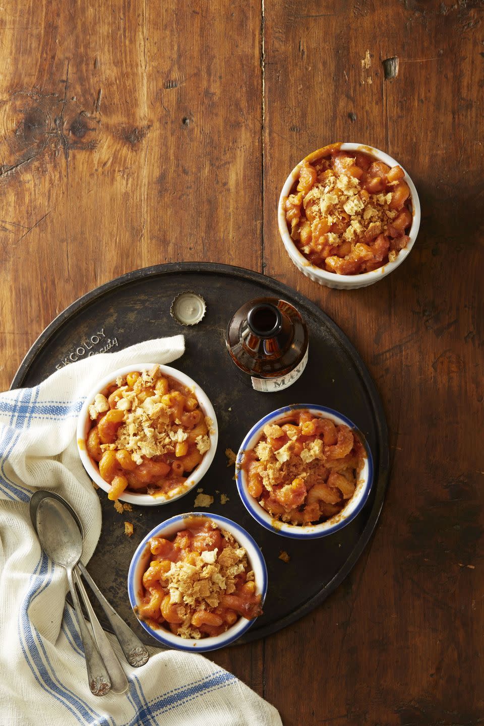 <p>Two of our favorite vegetarian comfort foods in one? Game day fare doesn't get much better than this.</p><p><em><a href="https://www.goodhousekeeping.com/food-recipes/a42220/tomato-soup-mac-n-cheese-recipe/" rel="nofollow noopener" target="_blank" data-ylk="slk:Get the recipe for Tomato Soup Mac 'n' Cheese »;elm:context_link;itc:0" class="link ">Get the recipe for Tomato Soup Mac 'n' Cheese »</a></em></p>