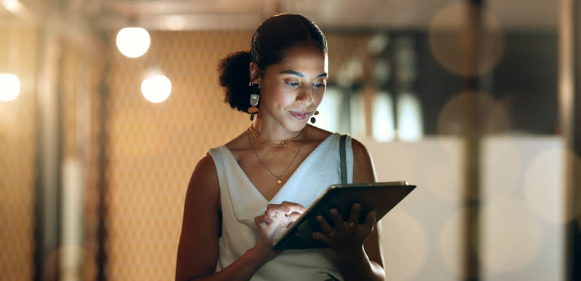 Woman looking for key differences between IRA CDs and money market accounts.