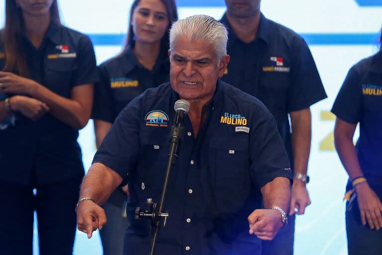 El presidente electo de Panamá, José Raúl Mulino (Photo by Roberto CISNEROS / AFP)