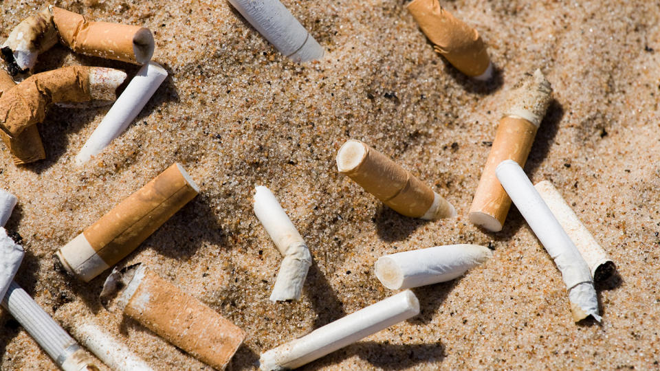 Cigarette butts are the single greatest source of ocean trash, it has been revealed. Source: File/Getty