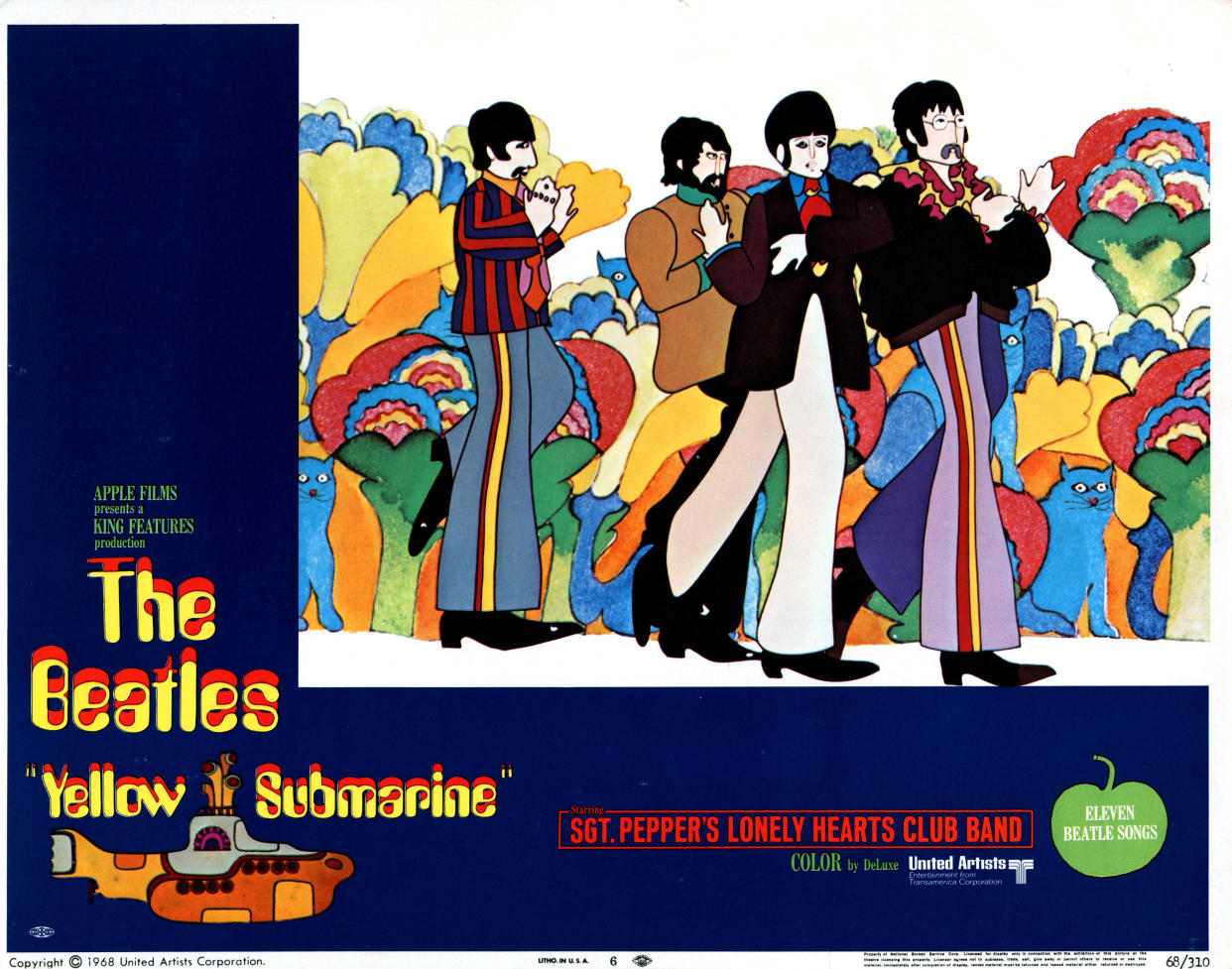 “Yellow Submarine’ poster (1968) - Credit: Everett Collection