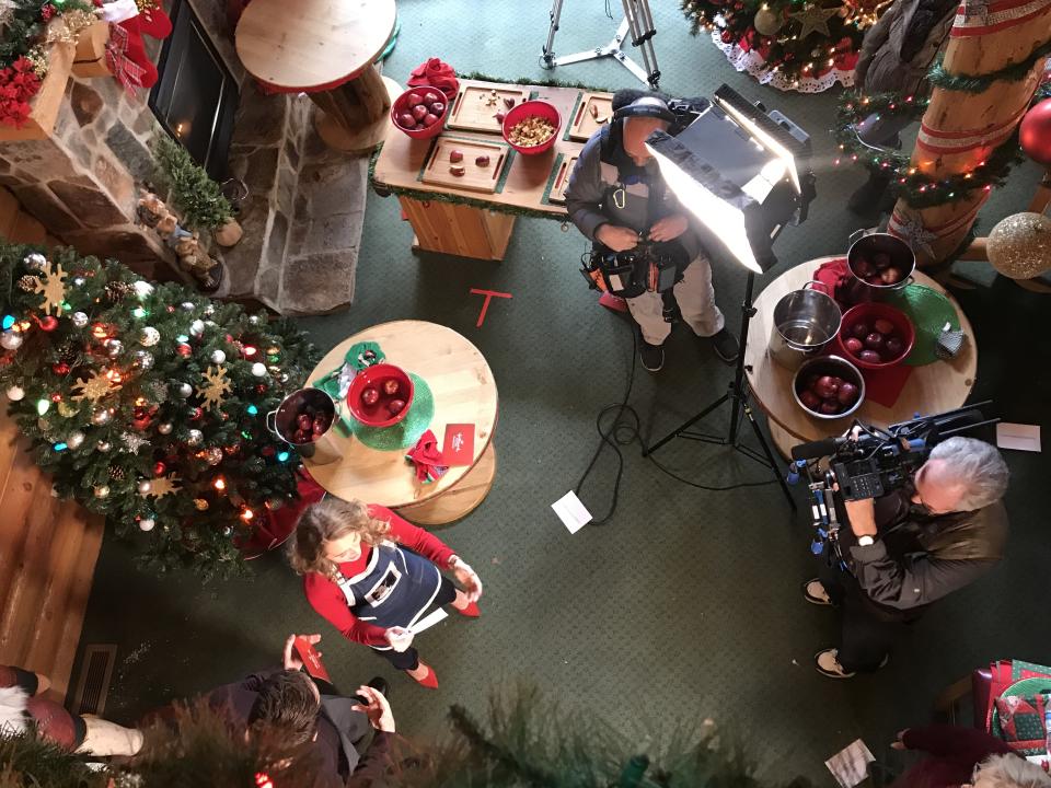 What are the Hallmark Christmas movies sets like? Glamour West Coast editor Jessica Radloff visited Christmas Made to Order to find out.