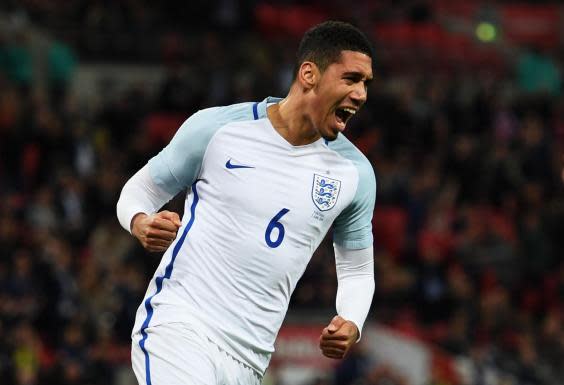 Chris Smalling playing for England (Getty Images)