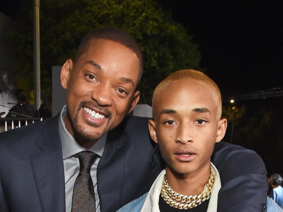 Will Smith y su hijo Jaden (Getty Images para Netflix)