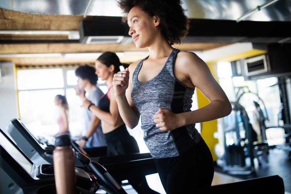 Gym membership: $64.75 for the average monthly membership fee. (Getty)