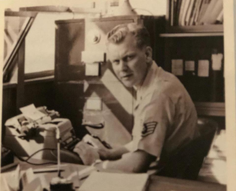 C.C. Dockery during his time in the Air Force in the 1950s.