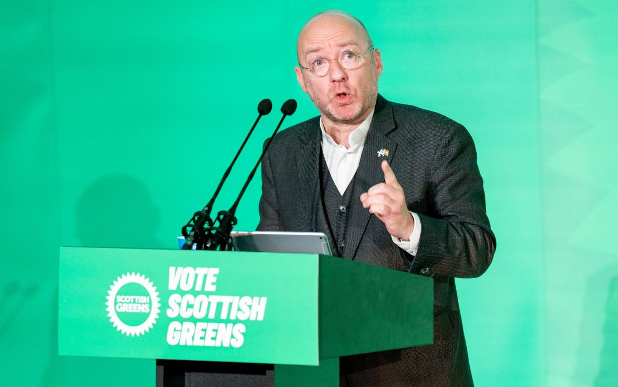 Patrick Harvie, the Scottish Greens co-leader, insists his party will put forward its own agenda