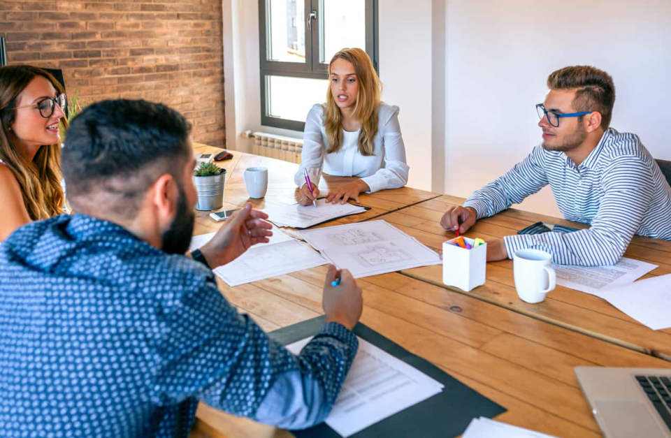 misión estrategia empresa equipo trabajo