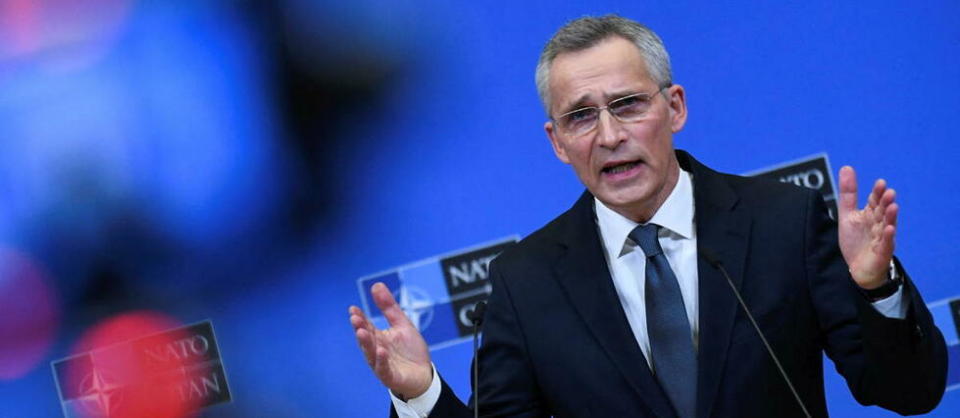 Le secrétaire général de l'Otan Jens Stoltenberg. 
