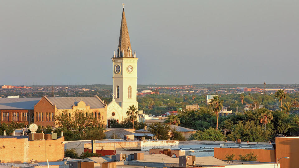 Laredo is the county seat of Webb County, Texas, United States, on the north bank of the Rio Grande in South Texas, across from Nuevo Laredo, Tamaulipas, Mexico.