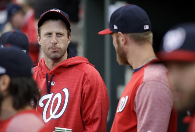 Max Scherzer, Stephen Strasburg argue in dugout as Nationals season hits  new low