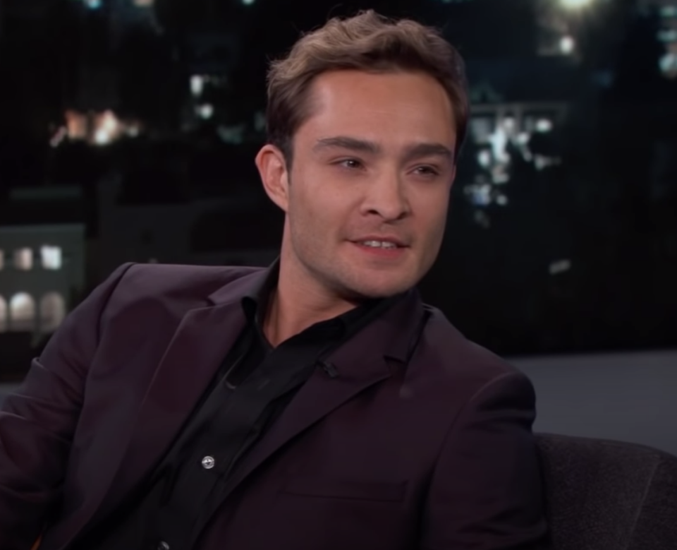 Ed Westwick on "Jimmy Kimmel Live!"