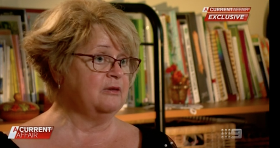 And Australian grandmother has been scammed out of $380,000 by three online lovers. Photo: Channel 9/ A Current Affair