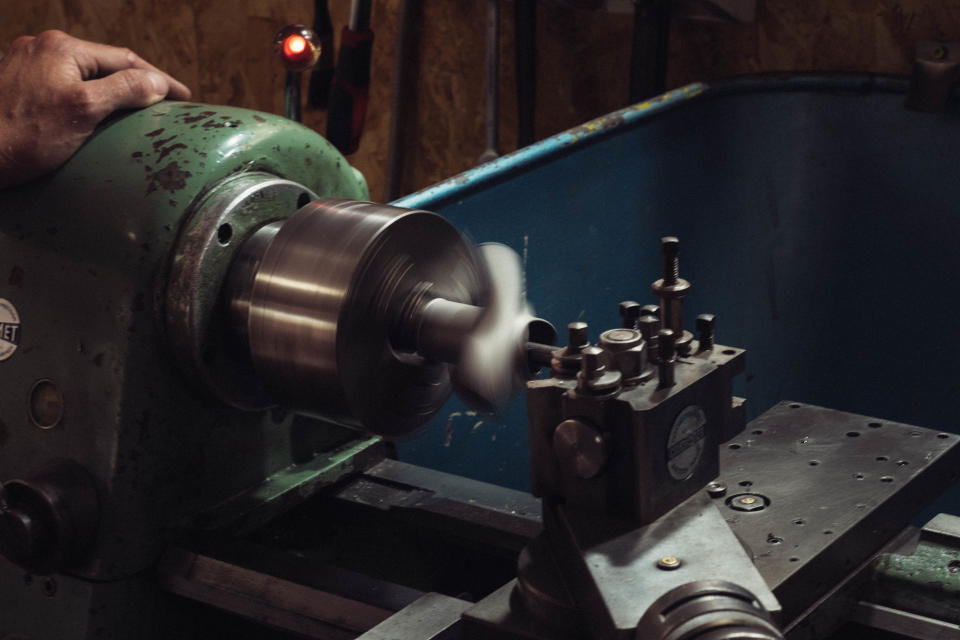 Inside the Sturdy Cycles workshop