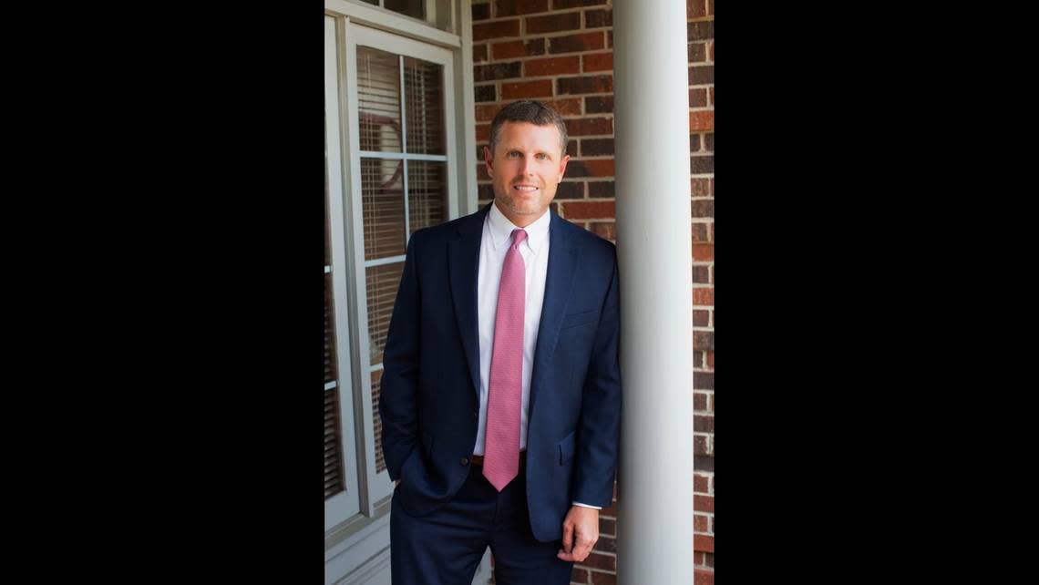 Candidate for NC lieutenant governor, Republican Seth Woodall, answers