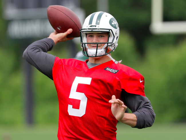 Christian Hackenberg Jets Training Camp 2017