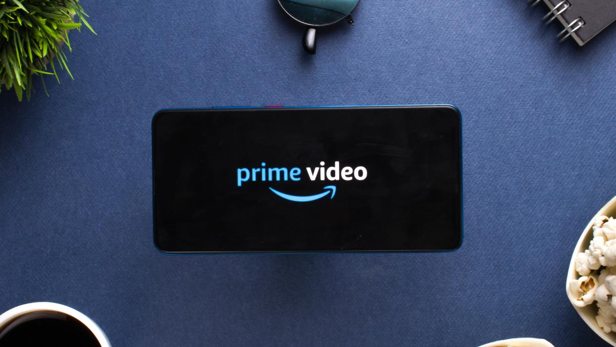  Prime Video logo on a smartphone 