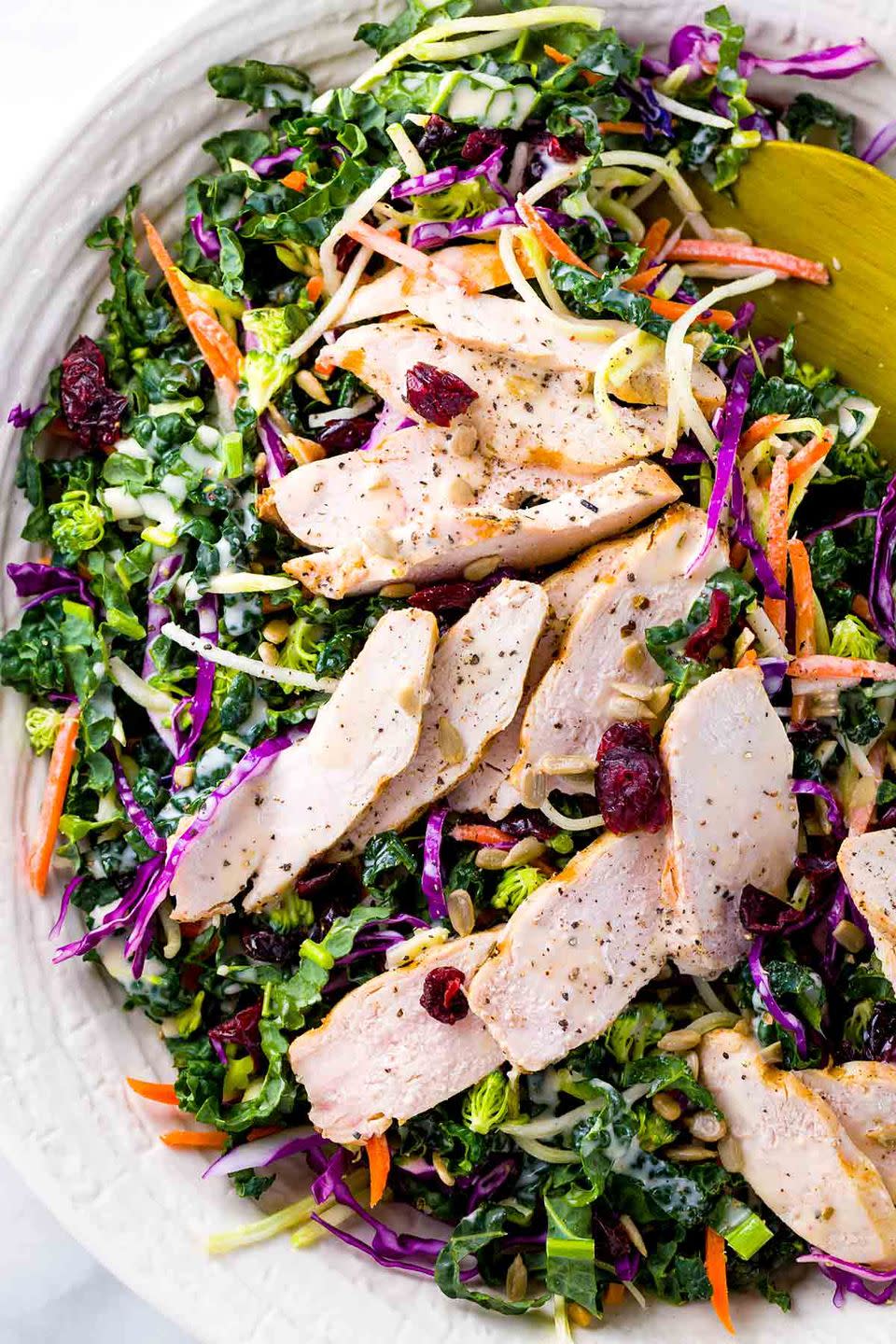 Broccoli Slaw with Chicken