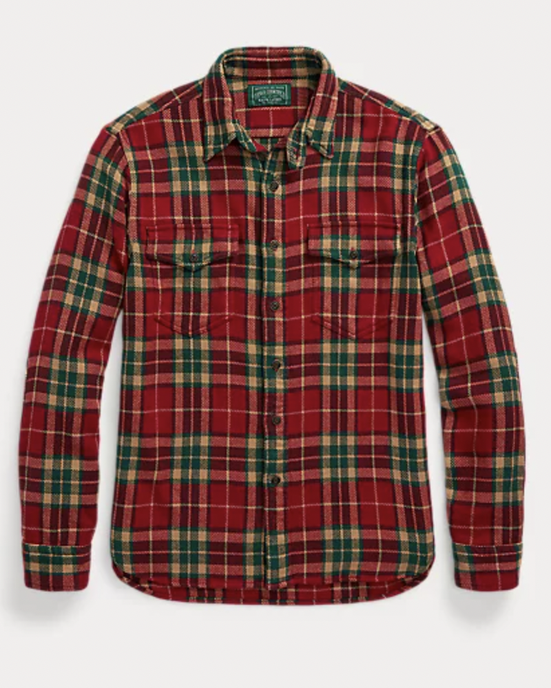 <p><a href="https://go.redirectingat.com?id=74968X1596630&url=https%3A%2F%2Fwww.ralphlauren.com%2Fmen-clothing-button-down-shirts%2Fclassic-fit-plaid-flannel-workshirt%2F649973.html%3Fdwvar649973_colorname%3DRed%252FBlack%2BMulti%23lang%3Den_US%26rootLevelCat%3D%26br%3Dt%26q%3DClassic%252BFit%252BPlaid%252BFlannel%252BWorkshirt%26start%3D1&sref=https%3A%2F%2Fwww.esquire.com%2Fstyle%2Fmens-fashion%2Fg12211292%2Fbest-flannel-shirts-men%2F" rel="nofollow noopener" target="_blank" data-ylk="slk:Shop Now;elm:context_link;itc:0;sec:content-canvas" class="link ">Shop Now</a></p><p>Classic Fit Plaid Flannel Workshirt</p><p>ralphlauren.com</p><p>$168.00</p>