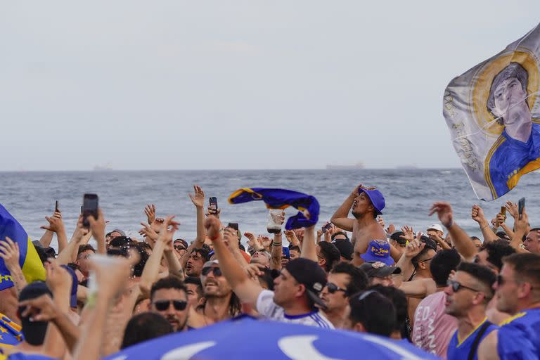 Mar, arena... y Boca: así se vivió la previa de la final de la Copa Libertadores