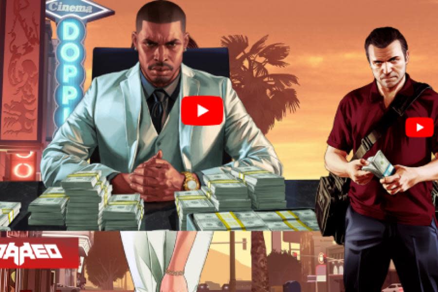 A 10 años de su estreno GTA V es el juego que más ingresos genera a los streamers y creadores de contenido en YouTube