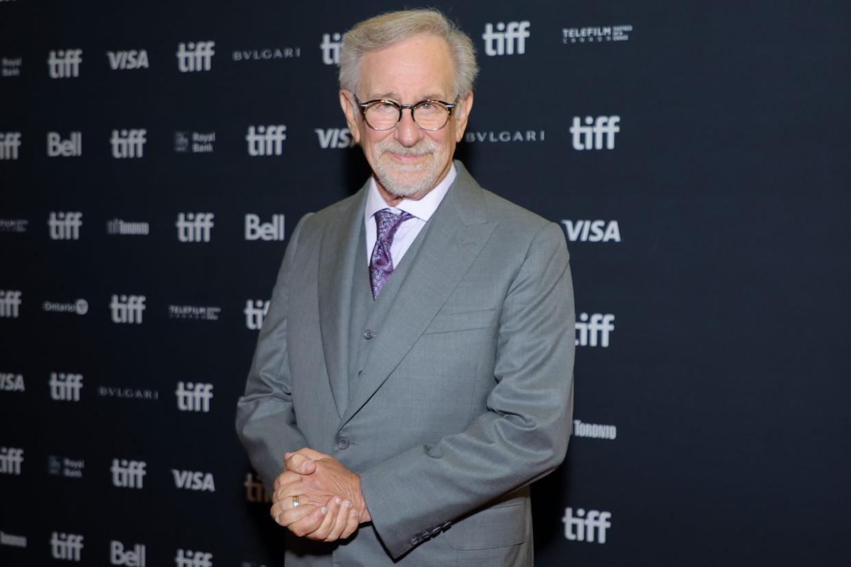 TORONTO, ONTARIO - SEPTEMBER 10: Steven Spielberg attends "The Fabelmans" Premiere during the 2022 Toronto International Film Festival at Princess of Wales Theatre on September 10, 2022 in Toronto, Ontario. (Photo by Michael Loccisano/Getty Images)