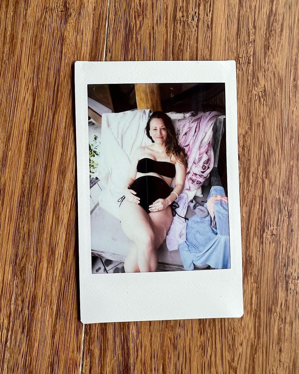 Pregnant Kaley Cuoco Shows Baby Bump in Vacation Polaroids