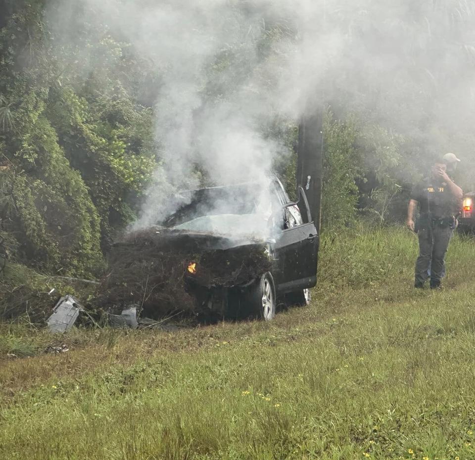 A man accused of a “violent robbery and car theft” involving a woman leaving a Publix on Cove Road was apprehended near Bridge Road just west of U.S. 1, in Stuart, on Thursday June 13, 2024, according to Martin County Sheriff’s Officials.