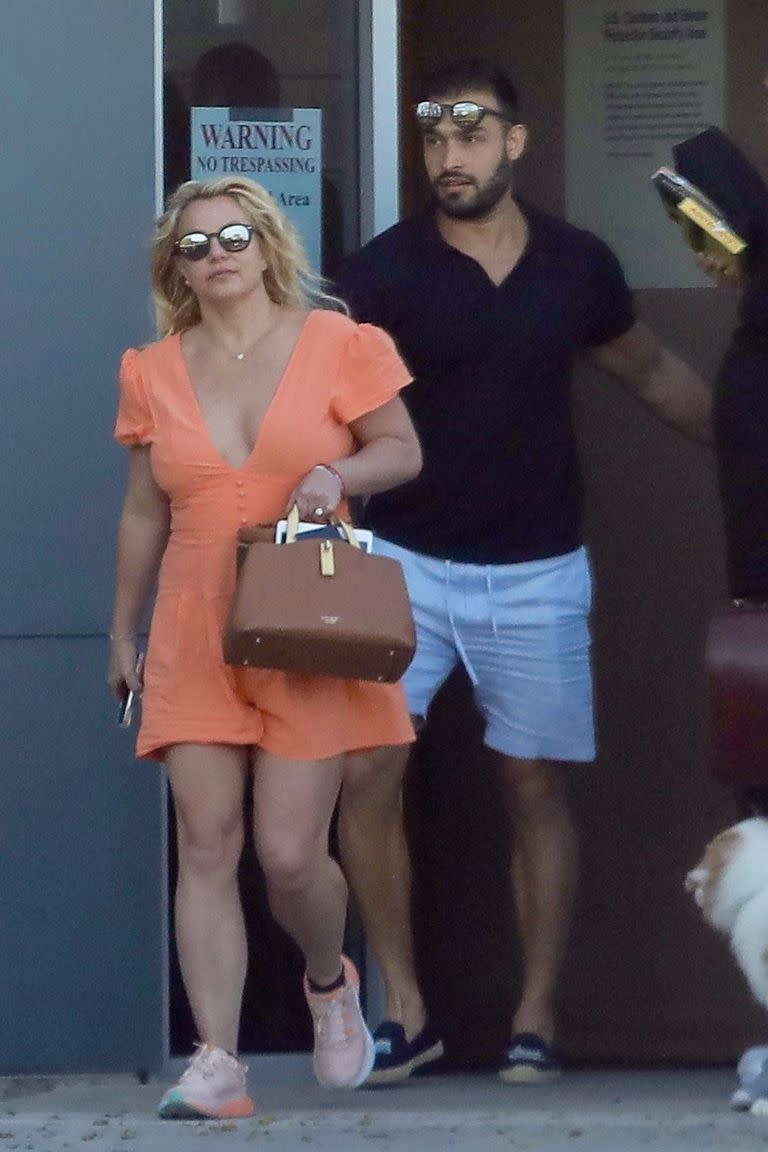 Britney Spears, que acaba de compartir la noticia de su embarazo, junto a su prometido Sam Asghari