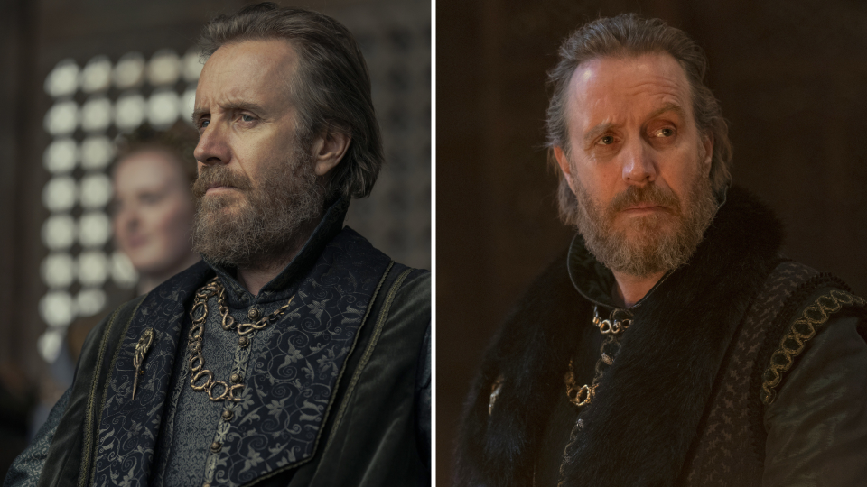 Rhys Ifans in Episodes 1 and 8 of “House of the Dragon” - Credit: HBO