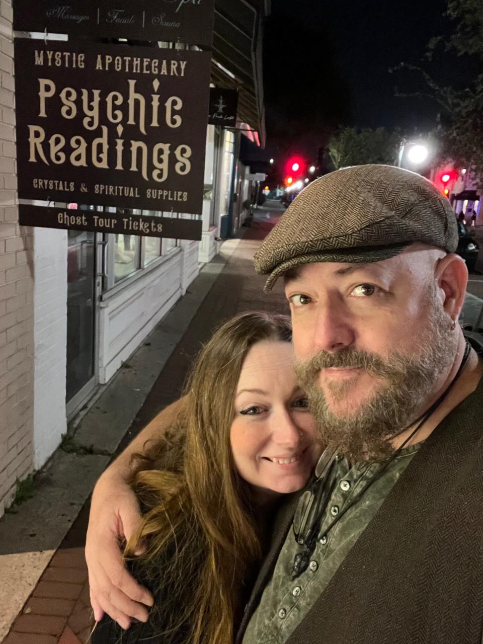 Brian and Jen Byers, the Savannah Psychics.