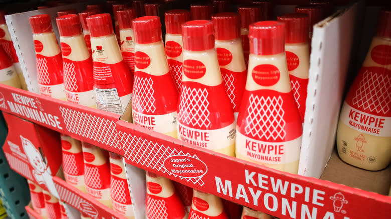 display of Kewpie mayonnaise
