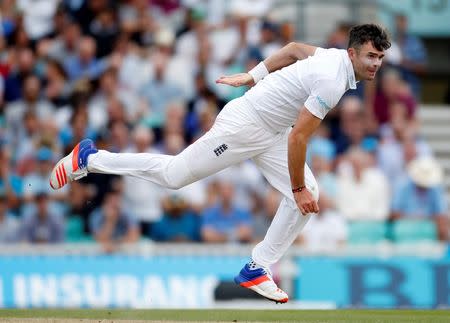 Britain Cricket - England v Pakistan - Fourth Test - Kia Oval - 13/8/16 England's James Anderson in action Action Images via Reuters / Paul Childs