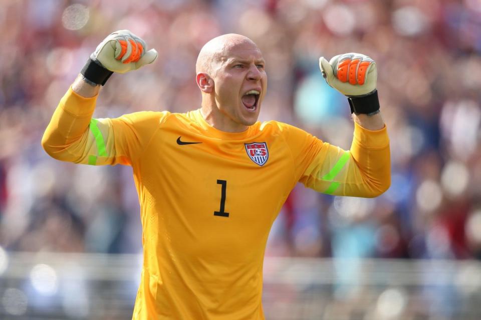Brad Guzan will likely be the USMNT's first-choice keeper at the Gold Cup, at least for the group stage. (Getty)