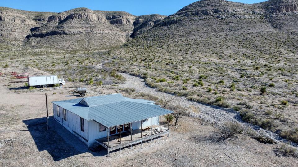 Listed at just under $400,000, the property encompasses 200-acres of land on 7190 Buffalo Road, just east of Hueco Tanks State Park.