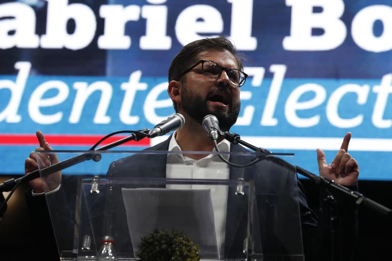 El presidente electo de Chile, Gabriel Boric