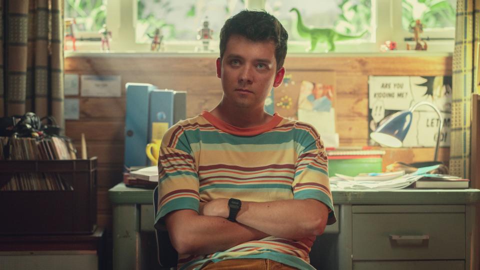 Asa Butterfield as Otis in Sex Education season 4