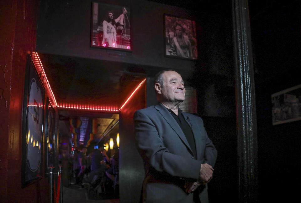 Mark Segal, founder of the Philadelphia Gay News, visits the Stonewall Inn on June 18. (Photo: Bebeto Matthews/AP)