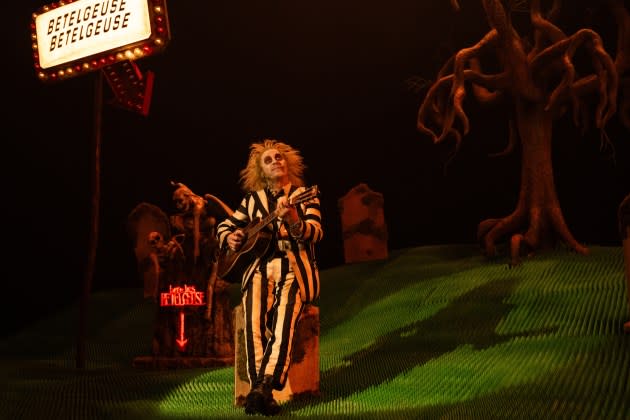 Micheal Keaton in 'Beetlejuice Beetlejuice' - Credit: Parisa Taghizadeh/Warner Bros