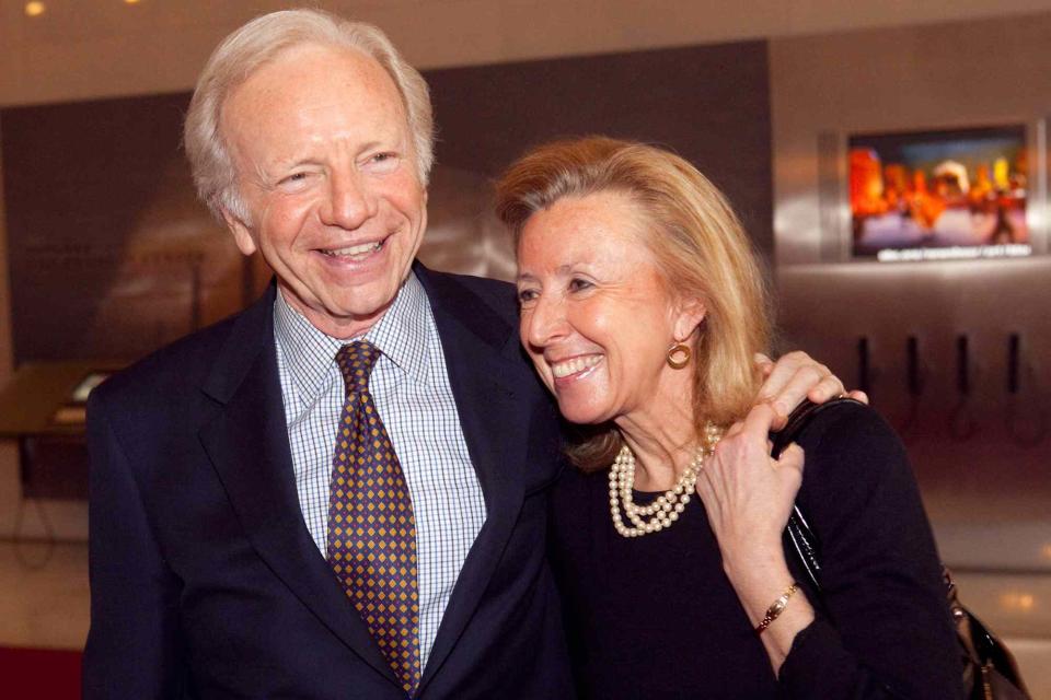 <p>Brendan Hoffman/Getty </p> Sen. Joseph Lieberman (D-CT) and his wife Hadassah at a Kennedy Center concert in 2009