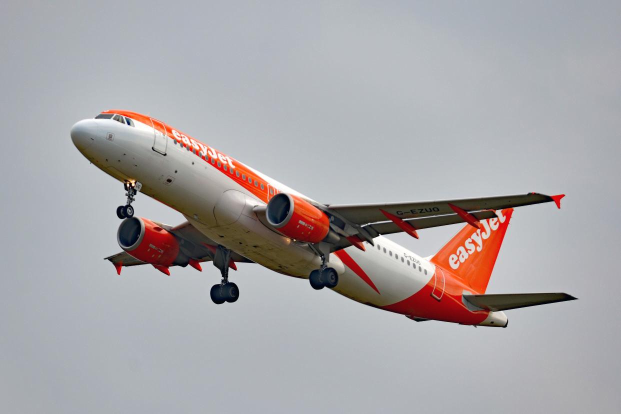 An Easyjet plane taking off (PA Wire)